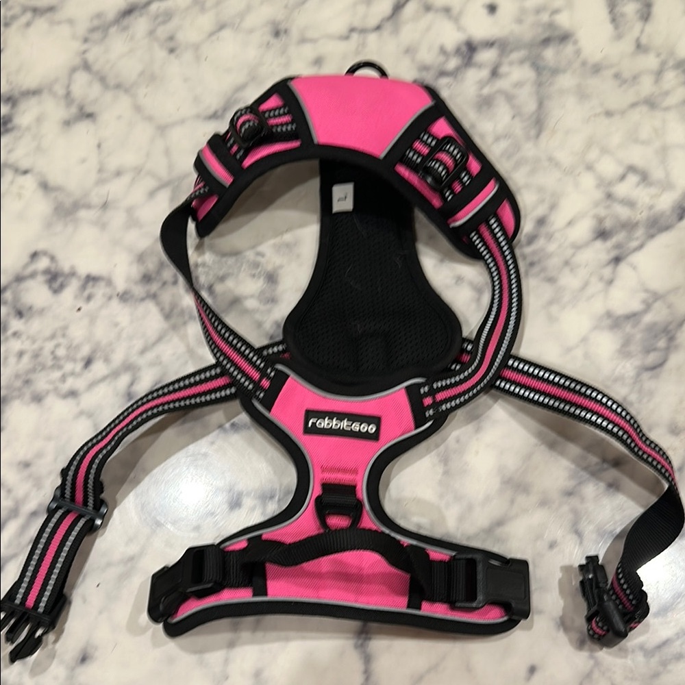 Rabbitgoo Pink Dog Harness